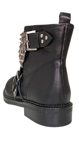 Botines Cuero Tachas