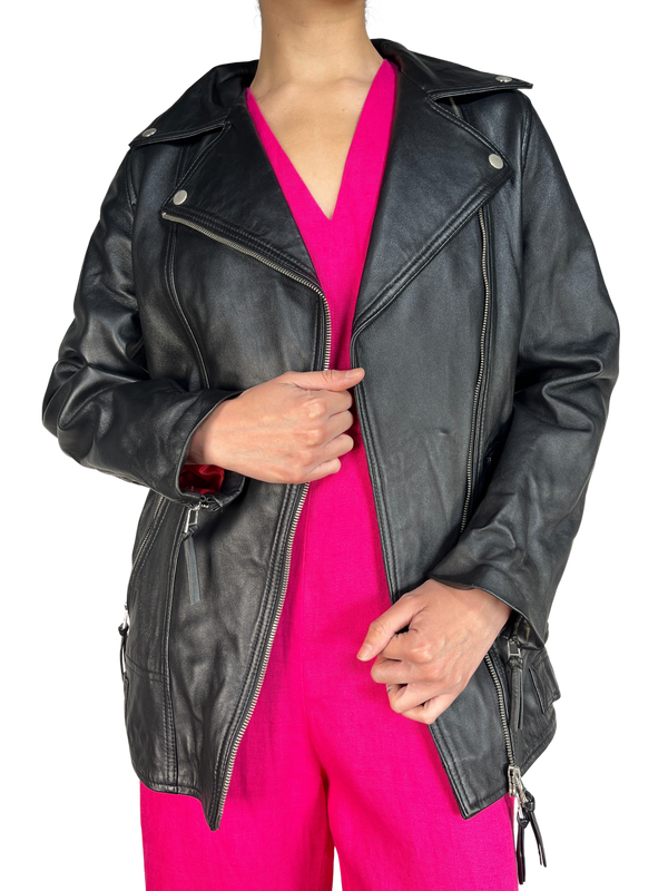 Chaqueta Biker Cuero