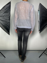 Sweater Malla Aplicaciones