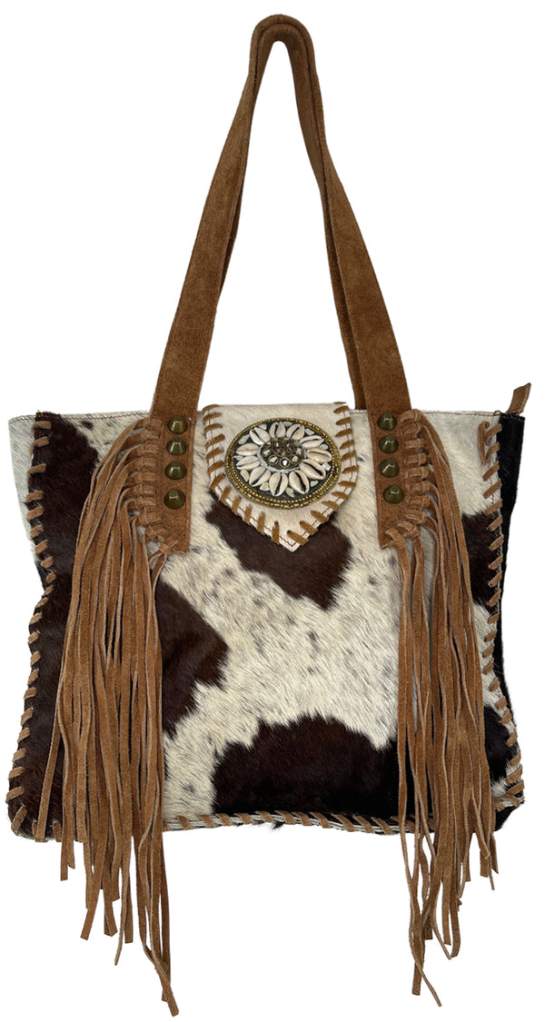 Bolso Café Flecos