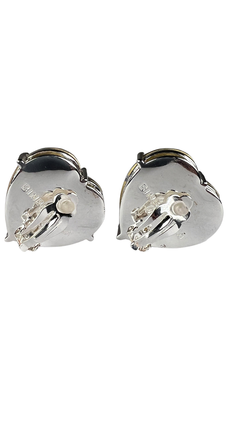 Aros Corazón De Broche