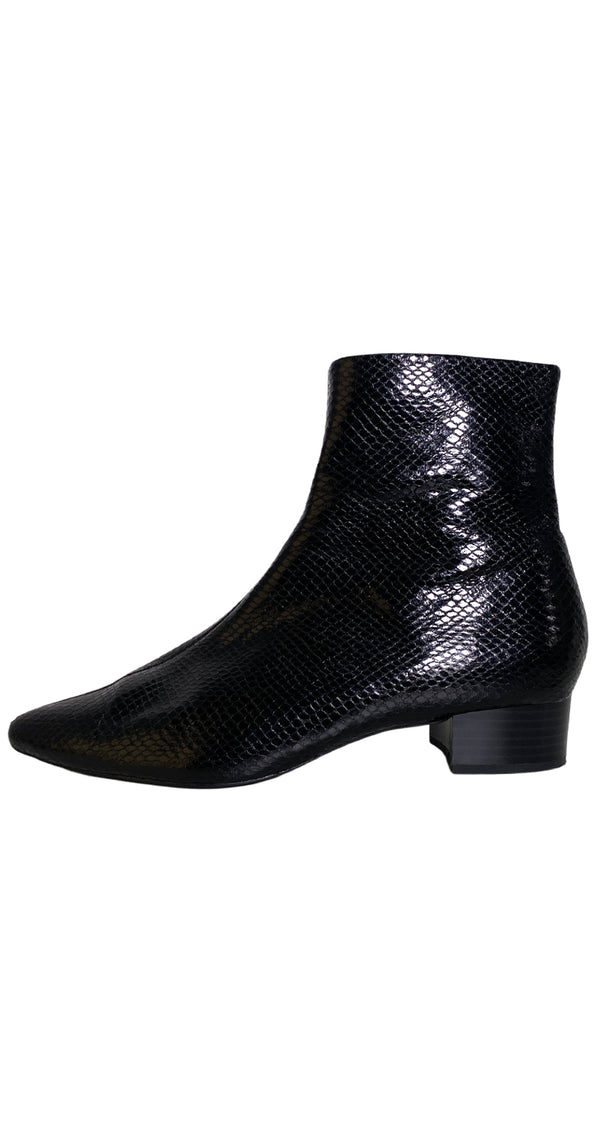 Botines Snake Black