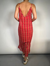 Vestido Rosado Estampado