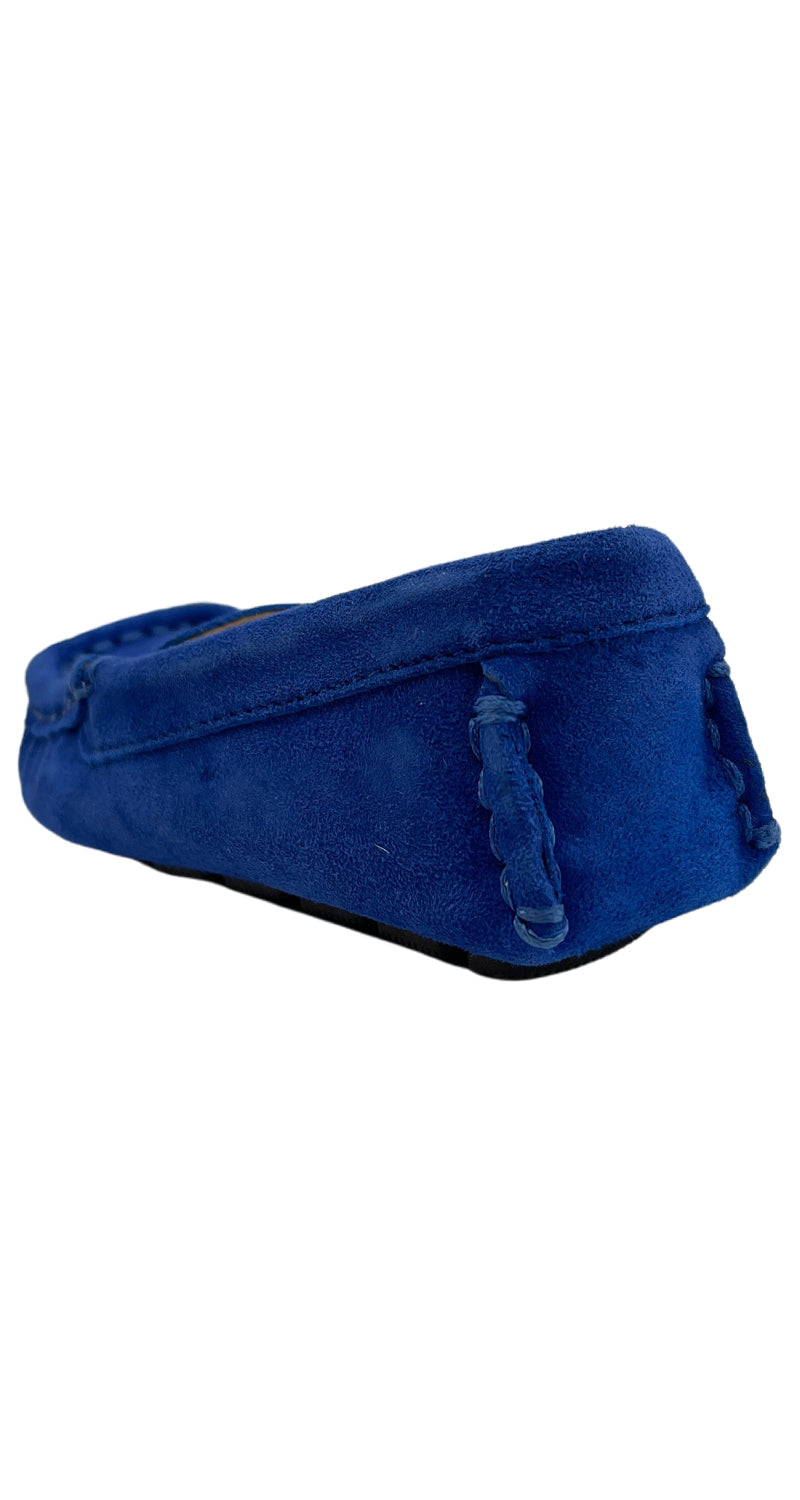 Mocasines Gamuza Azul