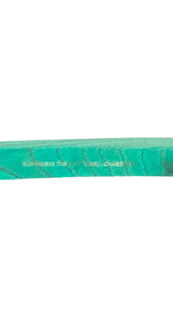 Anteojos Madera Verde
