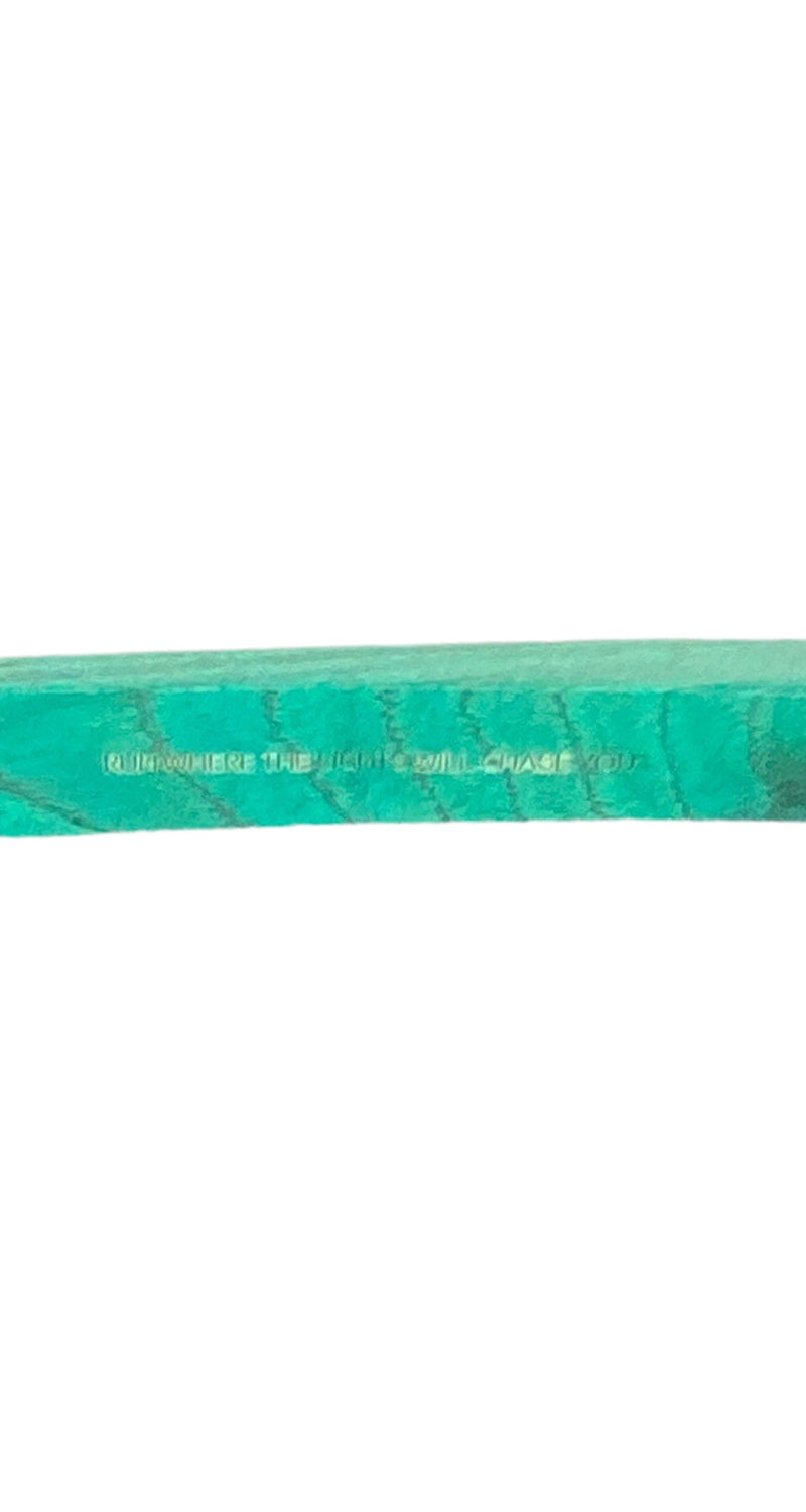 Anteojos Madera Verde