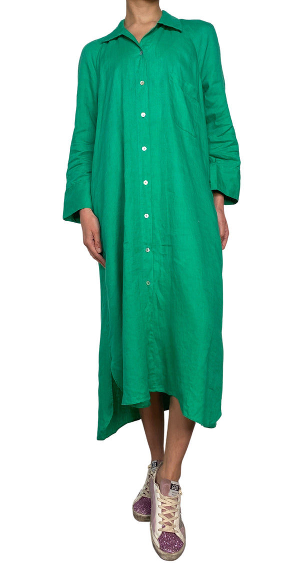 Vestido Camisero Lino