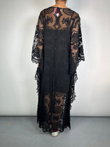 Vestido Traslucido Bordado