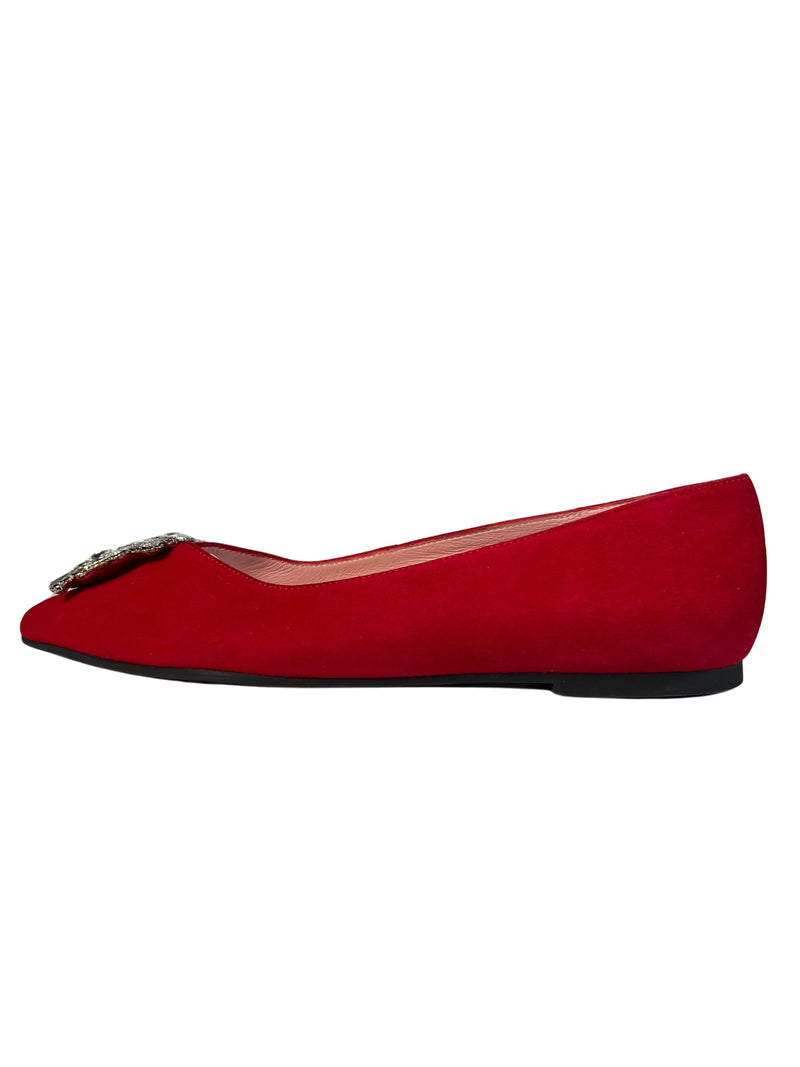Ballerinas Diamantes Gamuza