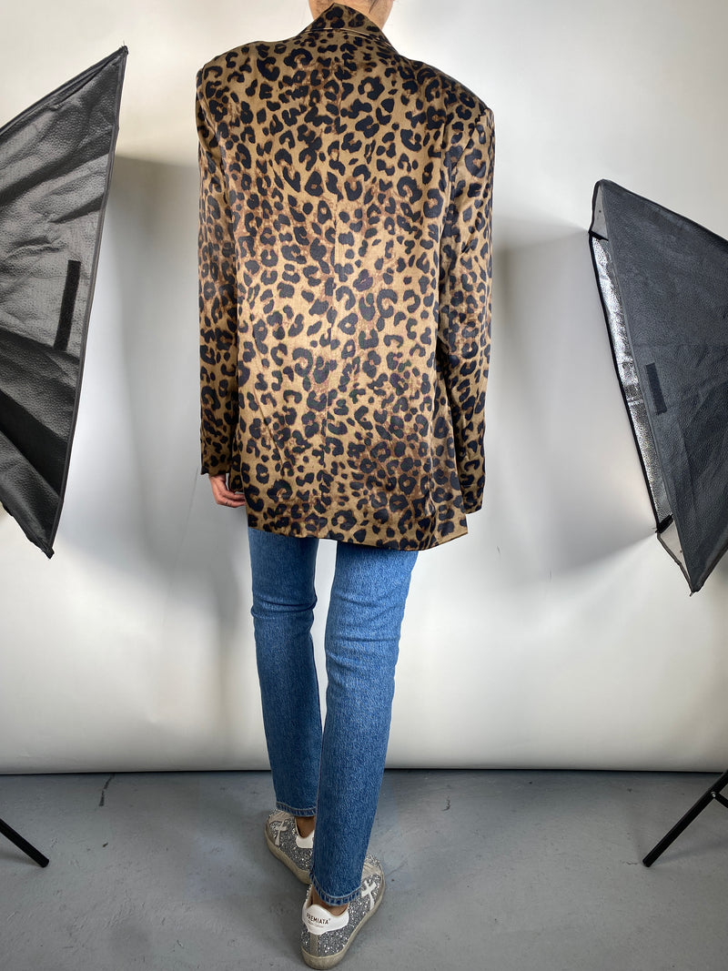 Blazer Leopardo Viscosa