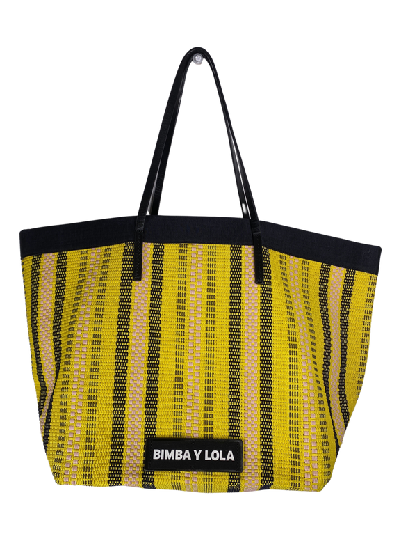 Bolso Amarillo Tejido