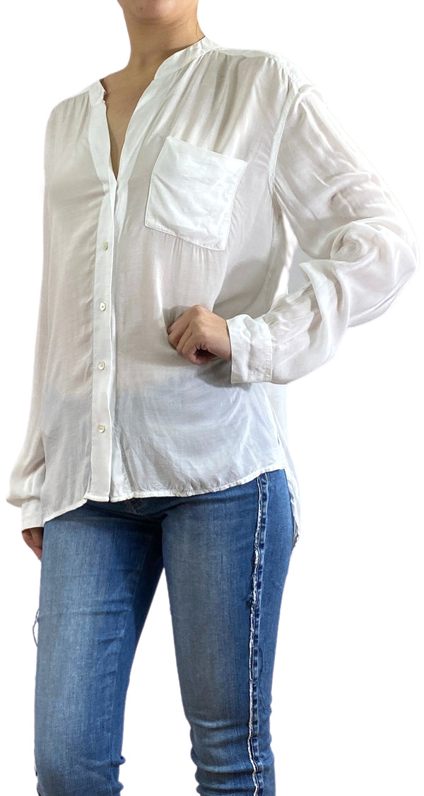 Blusa Blanca Botones