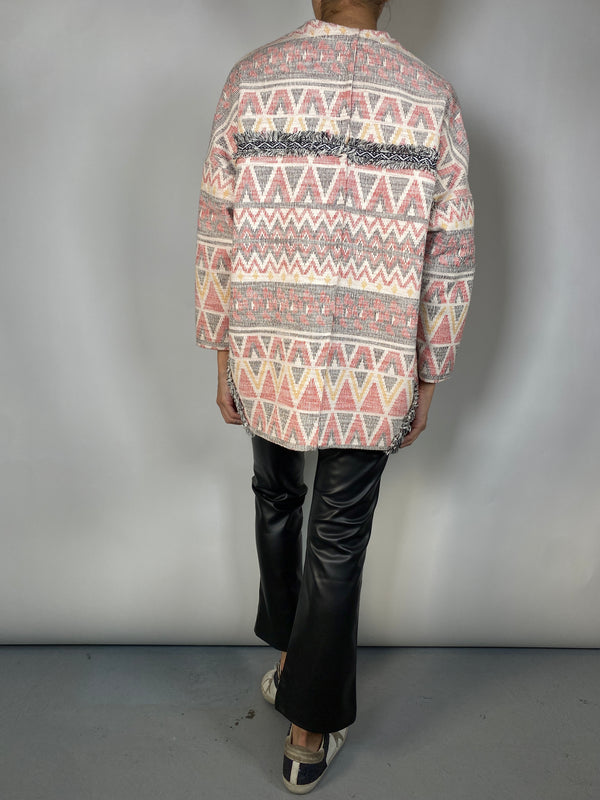 Chaqueta Tejido Étnico
