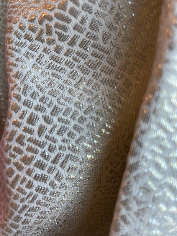 Blazer Seda con Hilos Metalizados