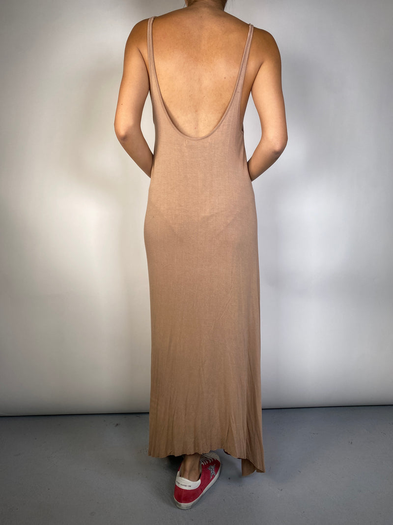 Vestido Maxi Beige