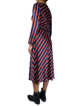 Wrap Dress a Rayas