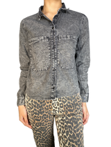 Camisa Suede Denim