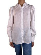 Blusa Blanca de Lino