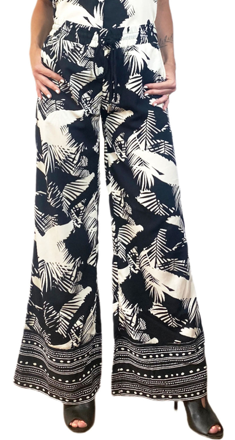 Pantalón Tela Hojas