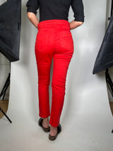 Jeans Rojo Slim Fit High Waist