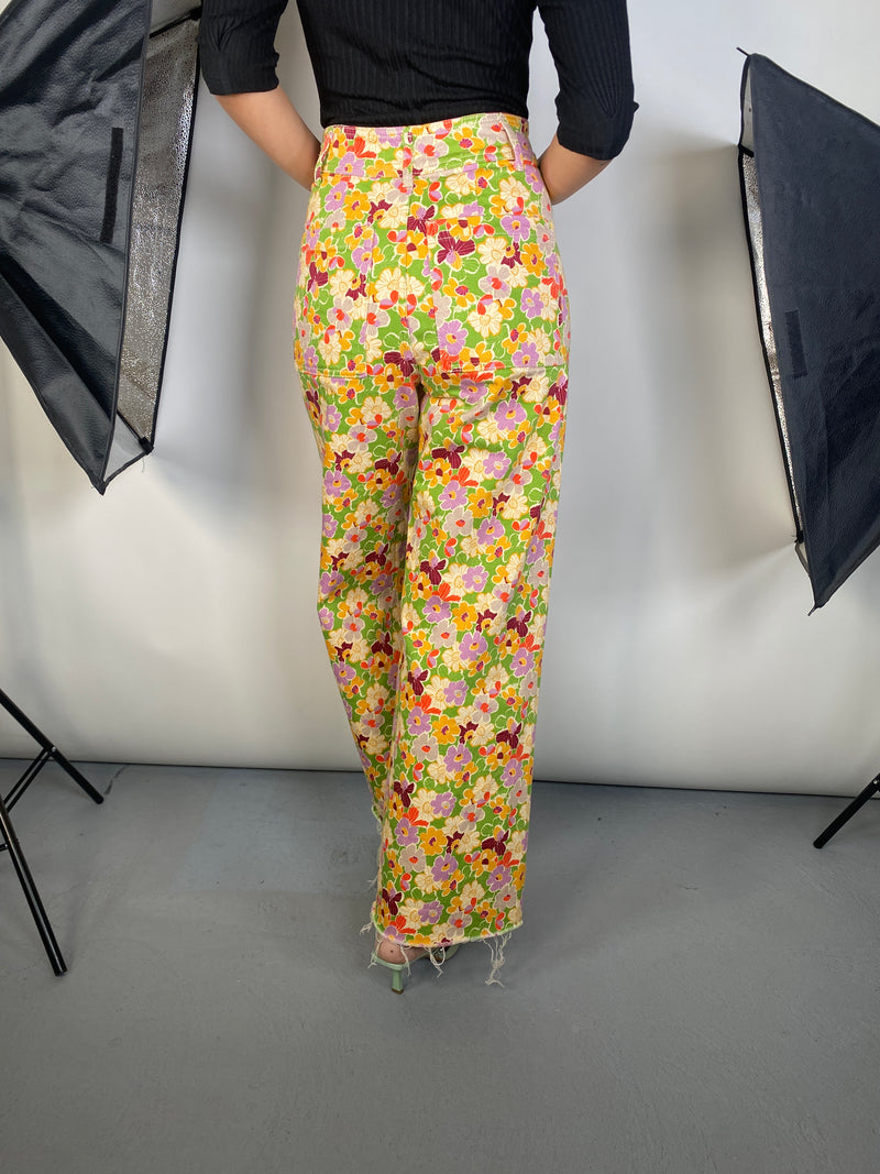 Jeans Denim Flores
