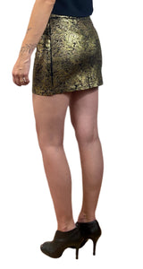 Falda Mini Dorado