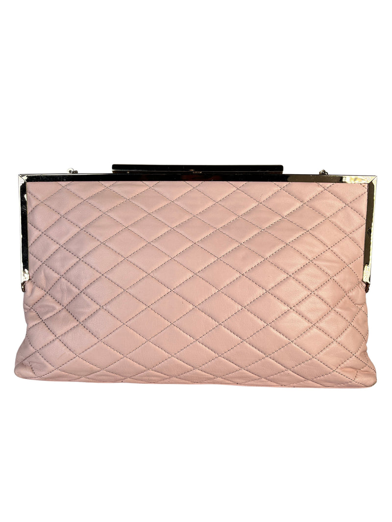 Cartera Cuero Rosa