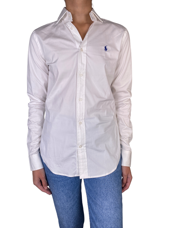 Blusa Slim Fit Blanca