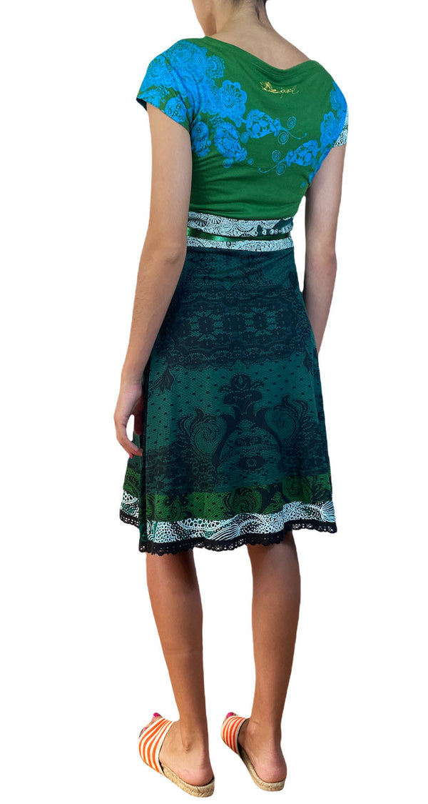 Vestido Verde Paisley