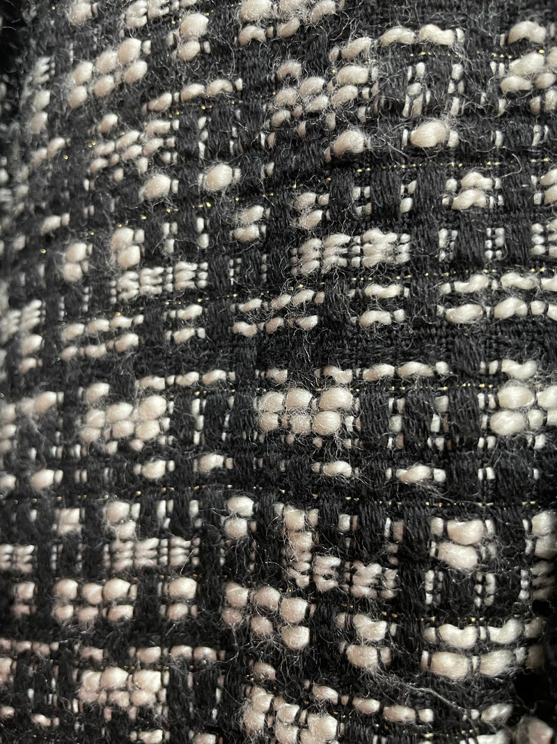 Tweed Blanco y Negro