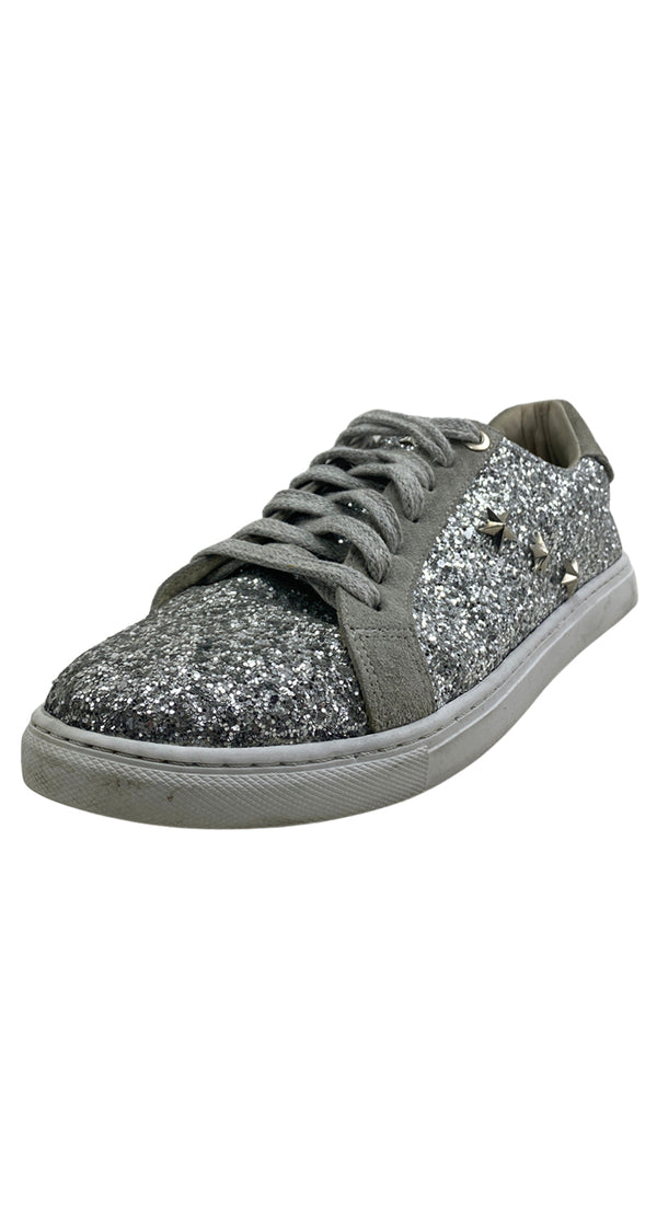 Zapatillas Glitter Plateado