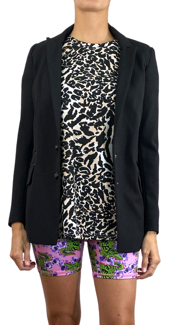 Blazer Negro Tachas