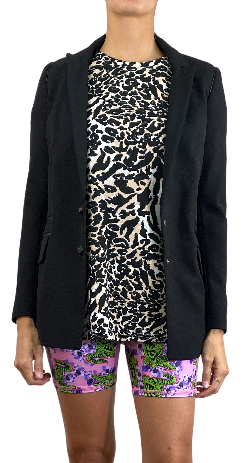Blazer Negro Tachas