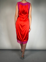 Vestido Seda Vintage