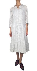 Vestido Blanco Guipur