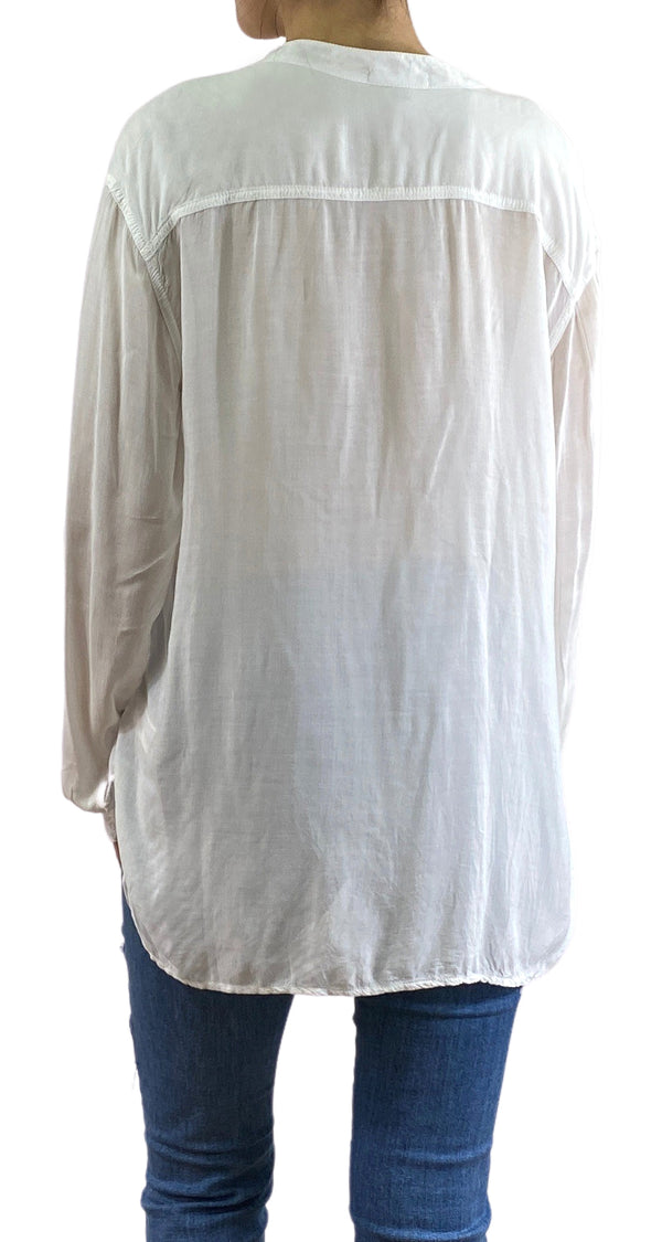 Blusa Blanca Botones