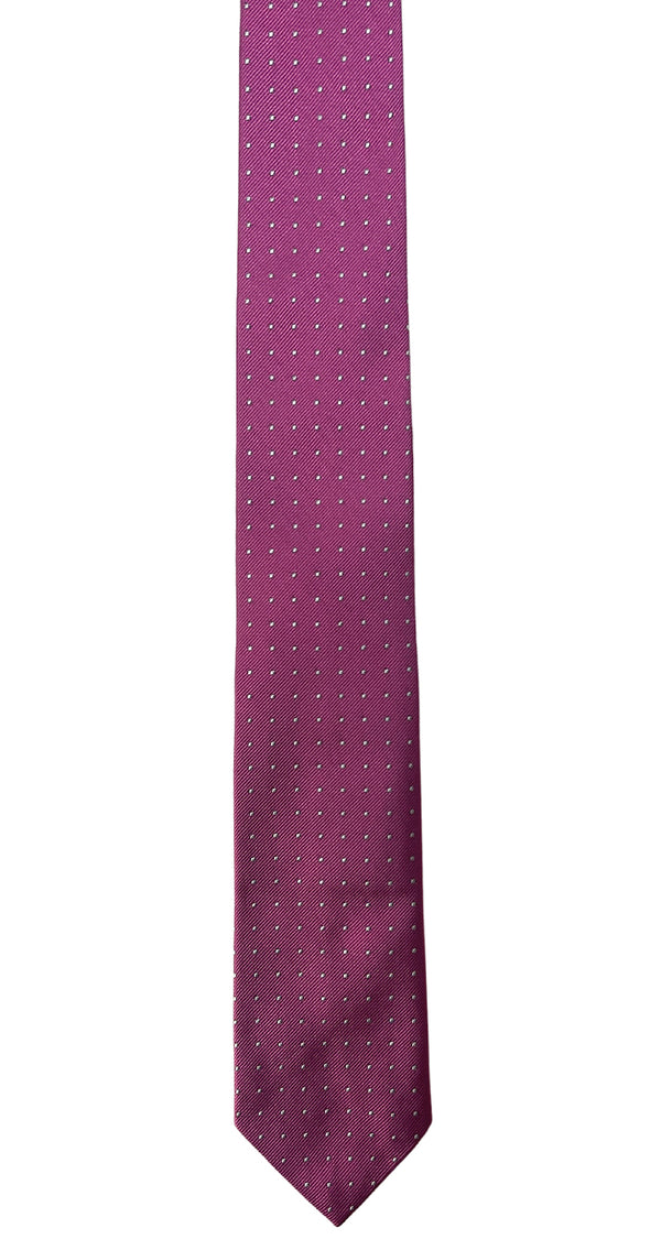 Corbata Pink White