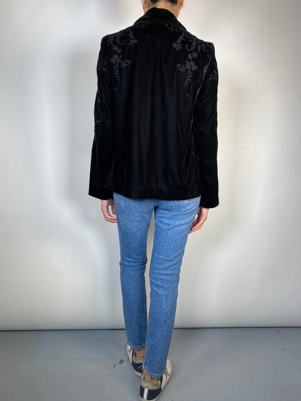 Blazer Velvet Bordado