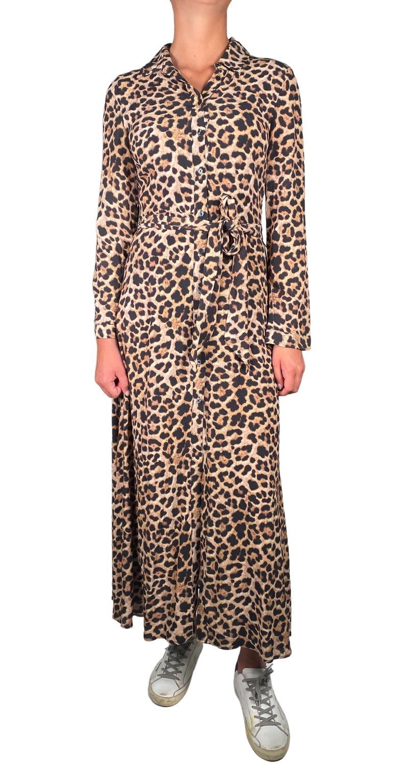Vestido Camisero Animal Print
