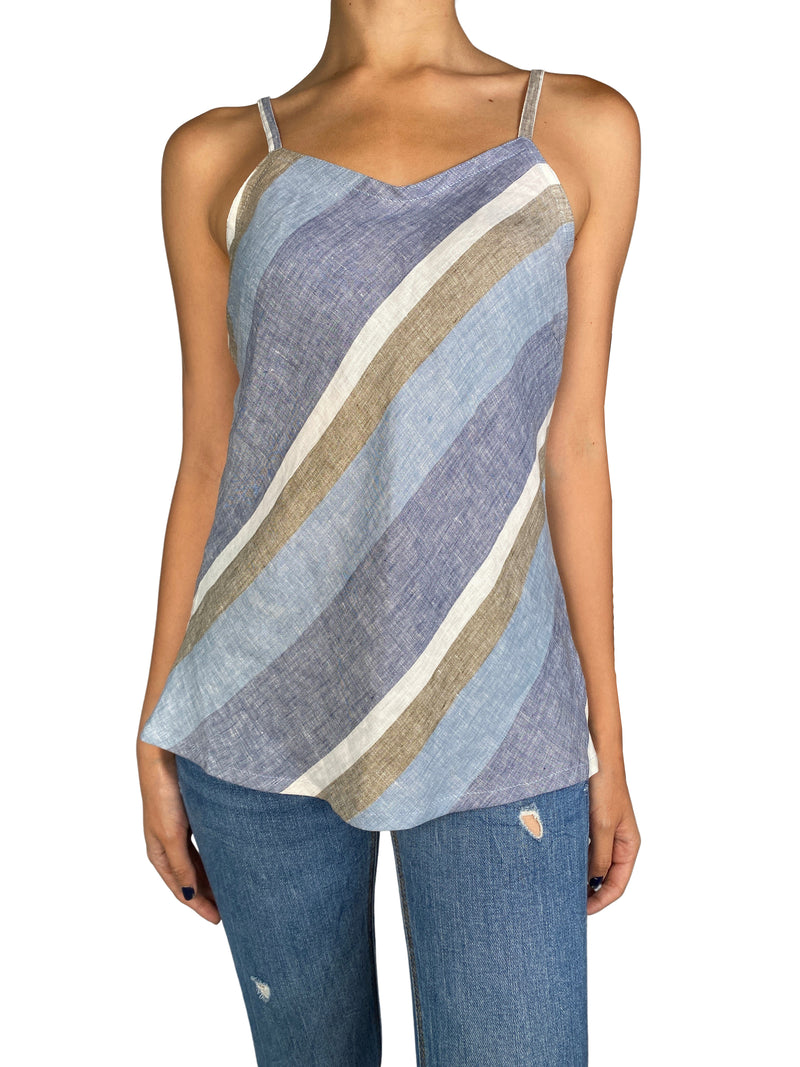 Blusa Lino Rayas