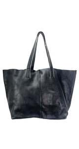 Cartera Cuero Negro