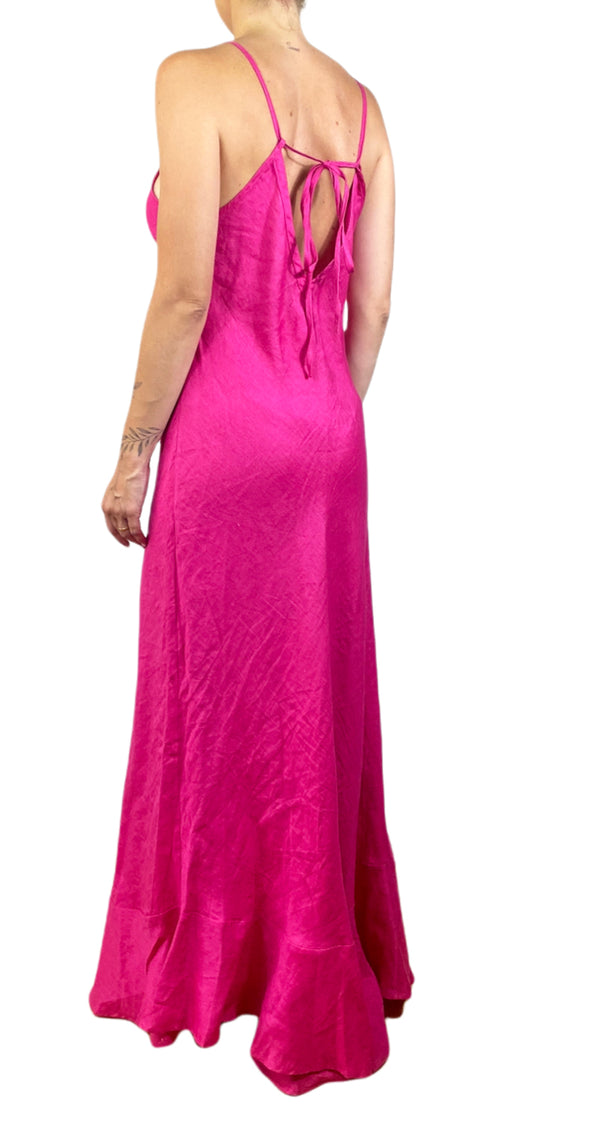 Vestido Lino Rosado