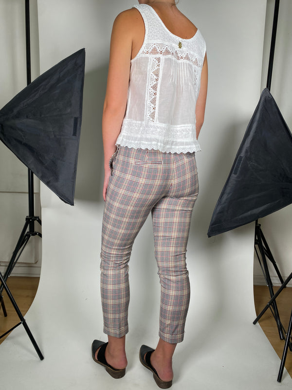 Polera Blanca Tejida