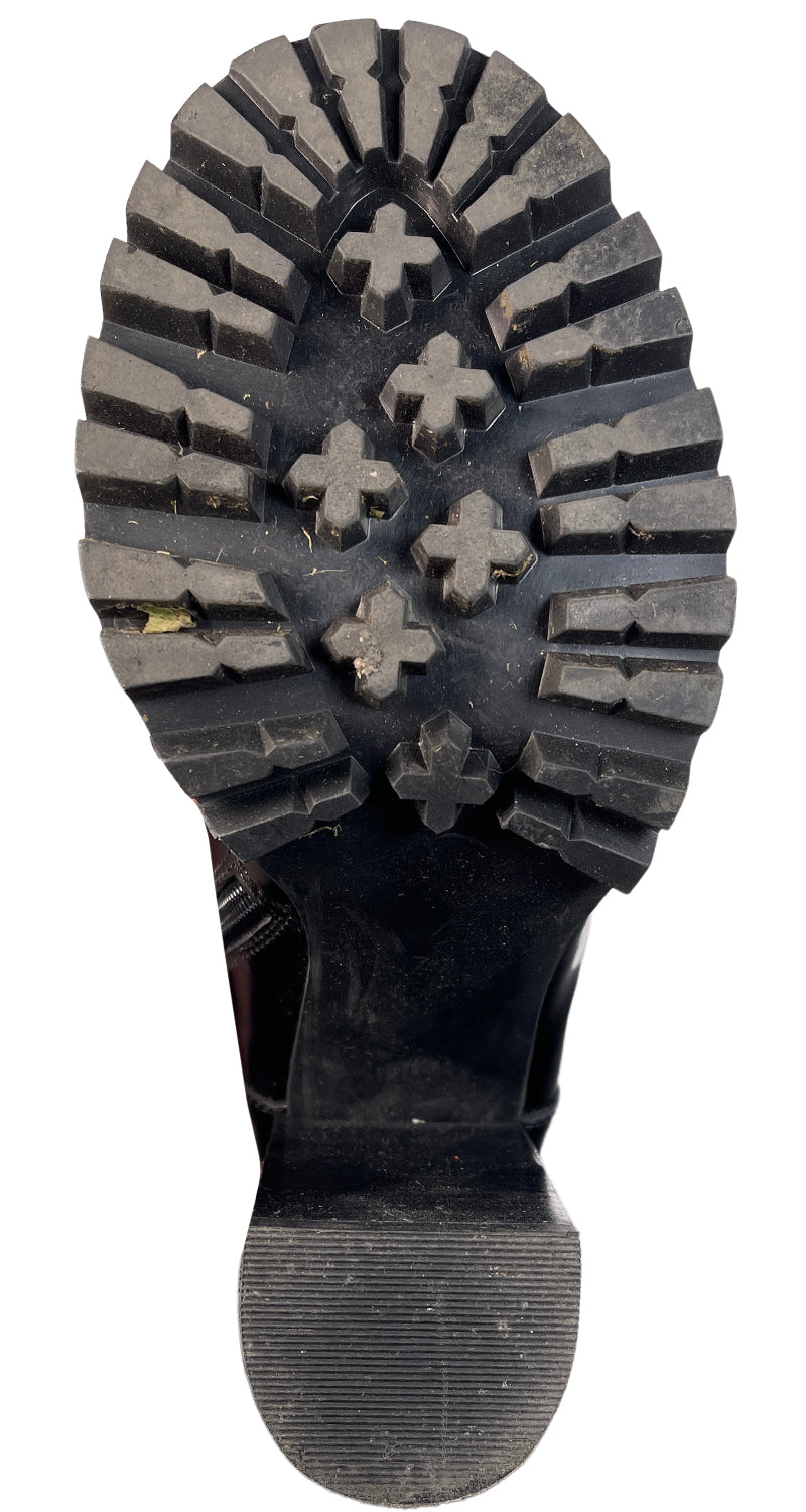 Botines Cuero Negro