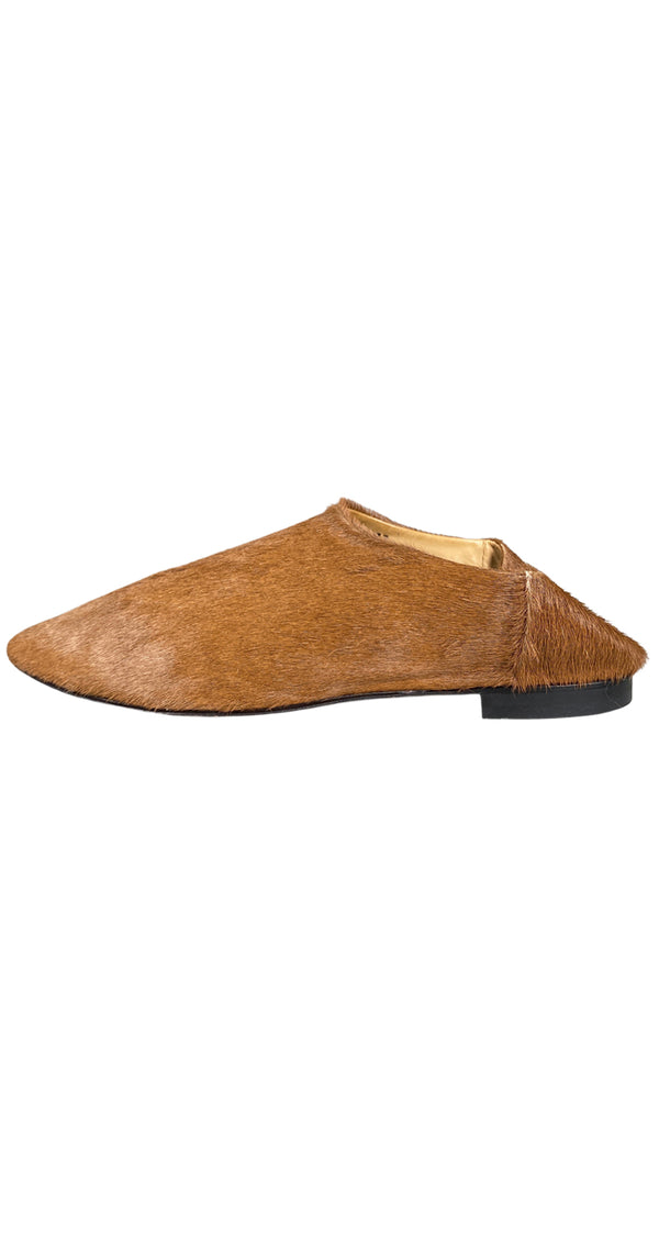Babuchas Piel Camel