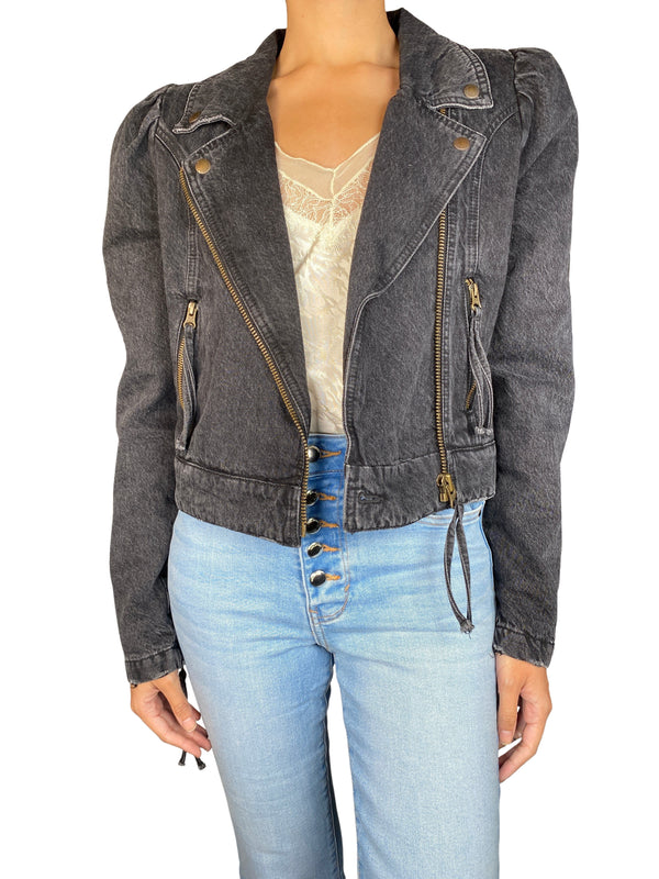 Chaqueta Denim Hombreras