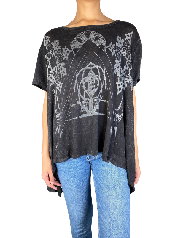 Polera Oversize Destroyed