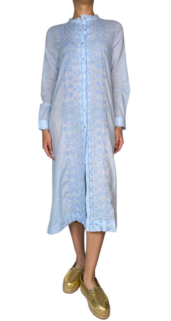 Camisa Hanna Volados Celeste
