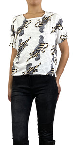 Polera Blanca Tigre