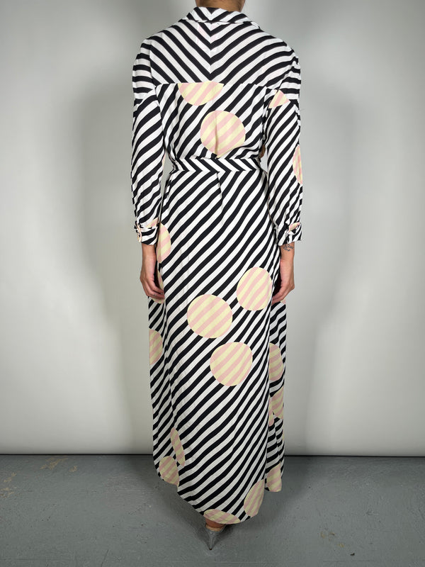 Vestido Estampado Rayas